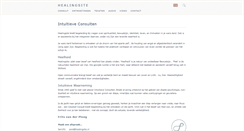 Desktop Screenshot of healingsite.nl